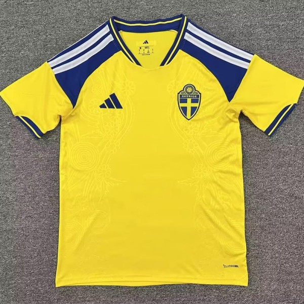 2026 Sweden Home Yellow Fans Soccer jersey