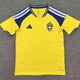2026 Sweden Home Yellow Fans Soccer jersey
