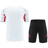 2025/26 Man Utd White Training Shorts Suit