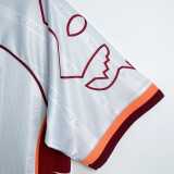 1999/00 Roma Away White Retro Soccer jersey