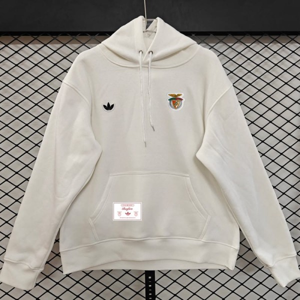 2025/26 Benfica White Hoody