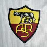 1999/00 Roma Away White Retro Soccer jersey