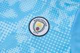 2025/26 Man City Azure Training Shorts Suit
