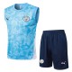 2025/26 Man City Azure Training Shorts Suit
