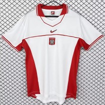 1997 Poland Home White Retro Soccer jersey