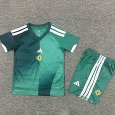 2026 Northern Ireland Home Green Fans Kids Soccer jersey
