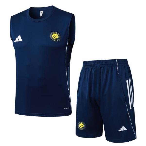2025/26 Al Nassr FC Dark Blue Training Shorts Suit