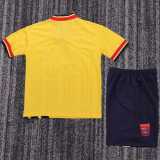 1993/94 ASN Away Yellow Retro Kids Soccer jersey