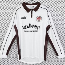 1999/00 FC St. Pauli Home White Retro Long Sleeve Soccer jersey