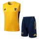 2025/26 Boca Juniors Yellow Training Shorts Suit