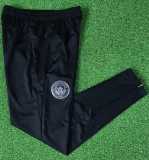 2025/26 Man City Black Half Pull Training Pants