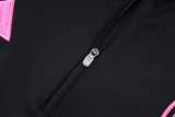 2025/26 ASN Black Half Pull Tracksuit