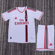 2011/12 ACM Away White Retro Kids Soccer jersey