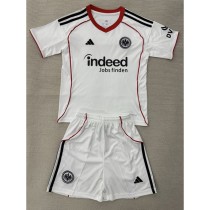 2025/26 Frankfurt Away White Fans Kids Soccer jersey