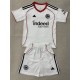 2025/26 Frankfurt Away White Fans Kids Soccer jersey