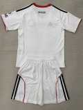2025/26 Frankfurt Away White Fans Kids Soccer jersey