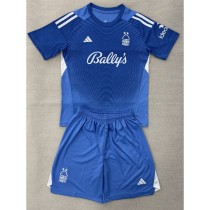 2025/26 Nottingham Forest GKL Blue Fans Kids Soccer jersey