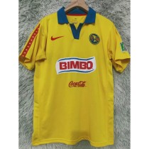 2006/07 Club America HOME(without Sponsors) Yellow Retro Soccer jersey