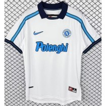 1998/99 Napoli Away White Retro Soccer jersey
