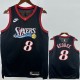2025/26 76ERS GEORGE #8 Black NBA Jerseys