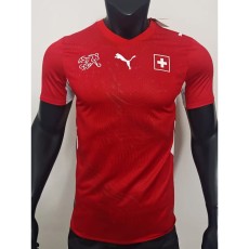 [PLAYER] 2026 Switzerland Home Crimson Player Soccer jersey