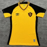 2025/26 Recife Away Yellow Fans Women Soccer jersey