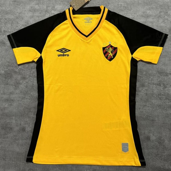 2025/26 Recife Away Yellow Fans Women Soccer jersey