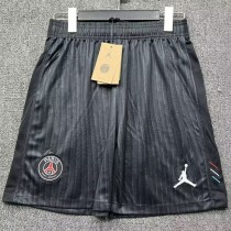 2025/26 PSG 4RD Black Fans Soccer Shorts