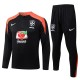 2025 Brazil Black Half Pull Tracksuit