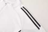 2025 White Half Pull Tracksuit