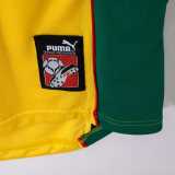 1998/99 Cameroon Away Yellow Retro Soccer jersey