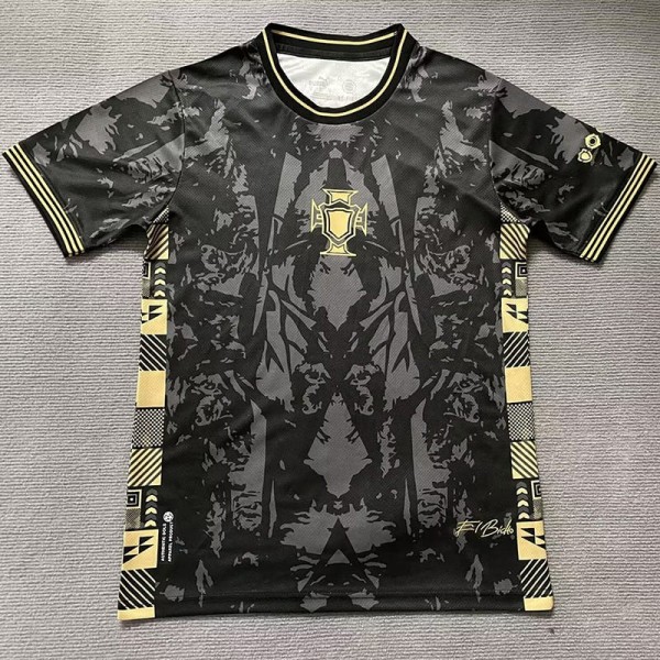 2025 Portugal Black Training Shirts