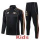 2025/26 ASN Black Kids Half Pull Tracksuit