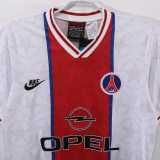 1995/96 PSG Away White Retro Soccer jersey