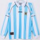 1996/97 Argentina Home Azure Retro Long Sleeve Soccer jersey