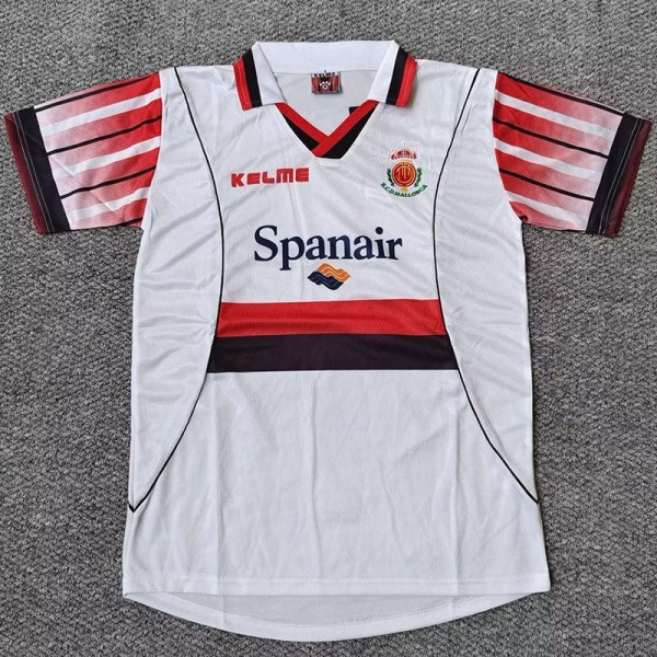 1997/99 RCD Mallorca Home White Retro Soccer jersey