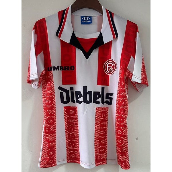 1998 Fortuna Dusseldorf Home Red Retro Soccer jersey