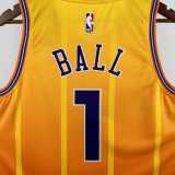 2025/26 HORNETS BALL #1 Orange NBA Jerseys