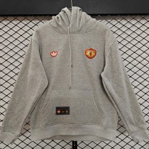 2025/26 Man Utd Gray Hoody