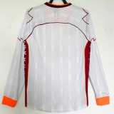 1999/00 Roma Away White Retro Long Sleeve Soccer jersey