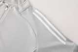 2025 Gray Half Pull Tracksuit