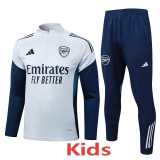 2025/26 ASN Gray Kids Half Pull Tracksuit