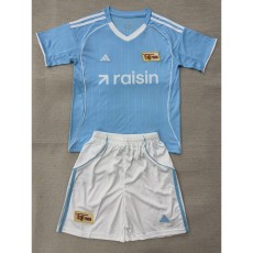 2025/26 1. FC Union Berlin 3RD Azure Fans Kids Soccer jersey
