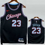 2025/26 BULLS JORDAN #23 Dark Blue NBA Jerseys
