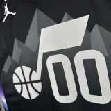 2025/26 JAZZ MARKKANEN #00 Black NBA Jerseys