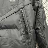 2025/26 PSG Black Hooded Windbreaker Fabric Cotton Coat