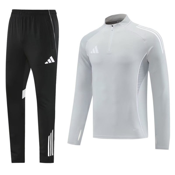 2025 Gray Half Pull Tracksuit