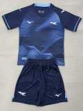 2025/26 Lazio 3RD Dark Blue Fans Kids Soccer jersey