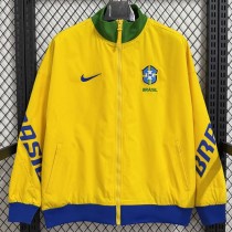 2025 Brazil Yellow Windbreaker