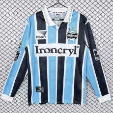 1997/98 Grêmio Home Blue Retro Long Sleeve Soccer jersey